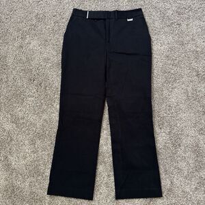 Lauren Ralph Lauren Black Cotton Spandex Pants Slacks Buckle Size 2P Petite